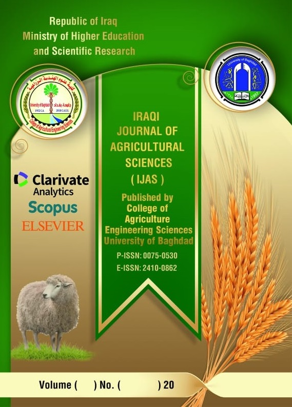 IRAQI JOURNAL OF AGRICULTURAL SCIENCES